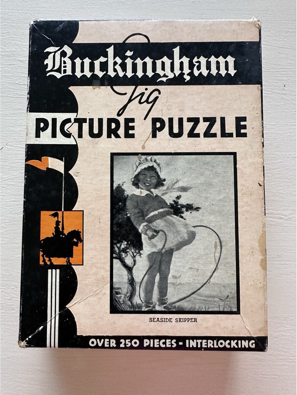 Buckingham Jig Picture Puzzle “Seaside Skipper” Vintage, All Pieces Complete